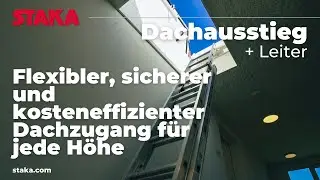 Staka Flachdachausstiege mit Leiter: flexible & sichere Dachzugang