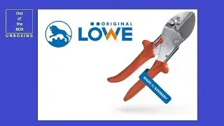 Original L&Ouml;WE Professional anvil scissors 1.105 industry crafts wood, plastic, rubber, leather