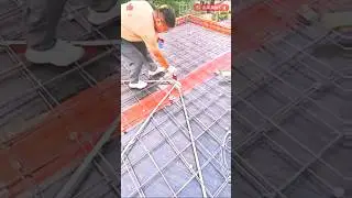 Electrical pipe concealed marking for easily view pipe location. #smart #work in #construction #pro