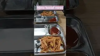 NIMS UNIVERSITY | Hostel mess | #whatieatinaday #whatsinmyplate #foodshorts #nimsuniversity