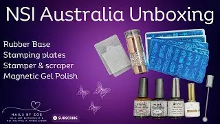NSI Australia | Unboxing | Stamper | Stamping Plates | Magnetic Cat Eye Gel Polish