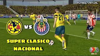 America vs Chivas en vivo hoy | Liga mx | Futbol Virtual