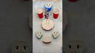 WOW Sand Cake Smash 🔨 Super Relaxing & Satisfying ASMR | Sand तोड़ने का मज़ा 😍 #shorts