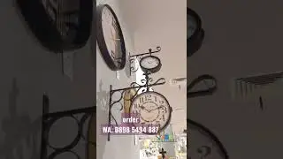 2 sides wall clock informa #shorts #decorideas #decorinspo #joji #fyp