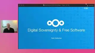 #FOSSBack: Frank Karlitschek - How GPL and Free Software can help Europe regain Digital Sovereignty