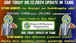 🔴SBO REFUND MEMBERS-க்கு இருக்கும் பல கேள்விகளுக்கு பதில்! SBO TODAY UPDATE IN TAMIL #sbotvm