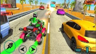 ATV Quad Bike Racing Simulator- Bike Shooting Game #1 - android game play