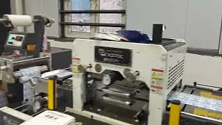 3 sets of label die cutting machines working at customers factory 🏭 