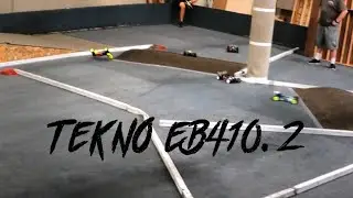 2CRC Carpet Racing on a new layout! // Tekno EB410.2