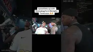 Ishowspeed links up with MoneybagYo in Memphis Tennessee @IShowSpeed @MoneyBaggYoOfficial