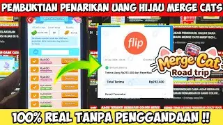 PEMBUKTIAN PENARIKAN UANG KERTAS HIJAU DI GAME MERGE CATS, REAL TANPA PENGGANDAAN