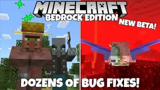 The Newest 1.18 Beta FIXES DOZENS Of Important Bugs! Minecraft Bedrock 1.18 Beta!
