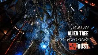 I built an alien tree temple, then Willjum & hJune visited.