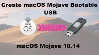 How to Create macOS Mojave bootable USB  Drive | Create macOS Mojave 10.14 bootable install Disk