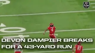 Devon Dampier Shows Off His Speed with a 43-Yard rush vs. Nebraska | 2025 Big 12 Football