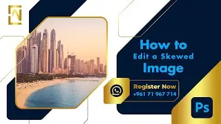 Photoshop Tutorial - How to edit a skewed image!!!