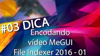 #03 Dica - Encode com MegGUI via File Indexer 2016