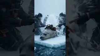 Seal Rescue on Thin Ice! 🧊🐾 You Won&rsquo;t Believe What Happens Next 🇺🇸#SealRescue #ArcticMission #ai