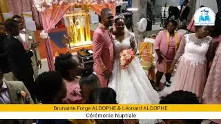 CÉRÉMONIE NUPTIALE DE BRUNANTE FORGE ET LEONARD ALDOPHE