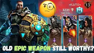 Is Bulwark Old Epic Weapon Still Worthy? 🤔 ft. Kaito | Shadow Fight 4 Arena