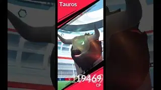 First Ever Blaze Breed Tauros Raid in #pokemongo #shorts