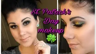 St Patty's Day inspired makeup tutorial -QueenBee Beauty-
