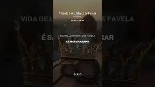 Vida de Luxo, Mente de Favela trap brasileiro, grave pesado #trap   #grave