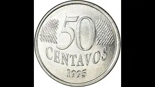 Brazil 50 centavos, 1995Coin Coins Money