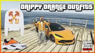 *DRIPPY* ORANGE OUTFITS ON GTA 5 ONLINE