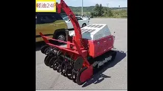 動画確認）スノーロータリー　MITSUBISHI　軽油（DIESEL）24PS　24馬力　（MSR1224DW 000*35）