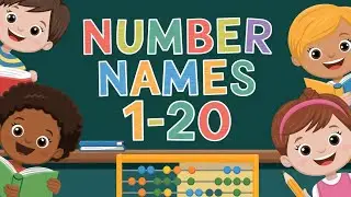 Number Names|| Number Names 1-20|| 1234|| #numbername #youtube