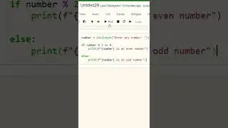 Even and Odd Numbers With Python