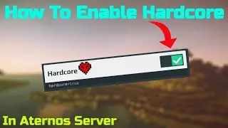 How To Create Hardcore Smp In Aternos Server || Hardcore In Aternos