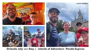 Orlando July 2025 Day 4 - Islands of Adventure | Panda Express