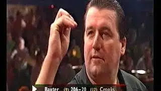 Чемпионат мира по дартсу Бакстер против Крукса 2001, раунд 1