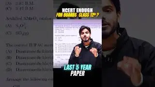 Class 12 Chemistry Boards 2026 | Is NCERT Enough to Score 95+?