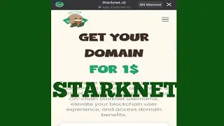 Get Starknet Domain | Starknet Domain | Staknet Domain id #starknet #domain #airdrop #testnet #mint