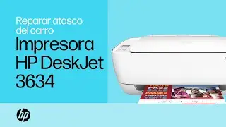 C&oacute;mo reparar un atasco del carro en la impresora HP DeskJet 3634 | HP Support