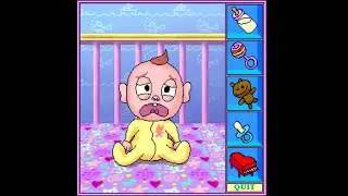 Nick Clickamajigs - Screaming Crying Baby (1999 PC Game)