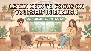 How to Focus on Yourself | Easy English Conversation for Beginners | English Podcast