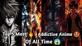 Top 5 Most 🔥 Addictive Anime 🤩 Of All Time 😱 @MuseIndiaChannel #anime #crunchyroll #onepiece #naruto