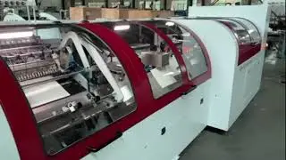 Автоматическая ниткошвейная машина S-Digital 460: на скорости фальцовки 280 л/мин, шитья 58 ц/мин