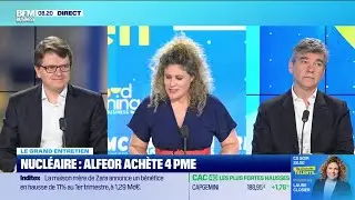 Arnaud Montebourg et Eric Druenne (Alfeor) : Nucléaire, Alfeor achète quatre PME