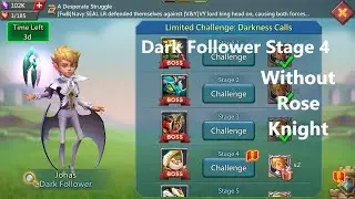 Lords mobile limited Challenge Darkness call stage 4 | Dark Follower stage 4 | Jonas stage 4 |