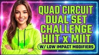 🚀 Push Your Limits! 39 Min HIIT x MIIT Quad Circuit Challenge (Low Impact Options) 💪
