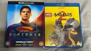 Unboxing The Bad Guys 2 and Superman UK Blu-Ray and 4K Blu-Ray