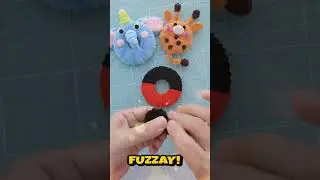 DIY Mickey Donut with Pipe Cleaners in 1 minute🎨🍩 | Fun & Easy Craft #Fuzzay #pipecleaners #Shorts