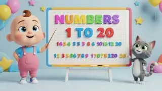 Learn Numbers 1 to 20 🔢 | Numbers Song | 1️⃣&ndash;2️⃣0️⃣ | Nursery Rhymes | FunJoy TB 