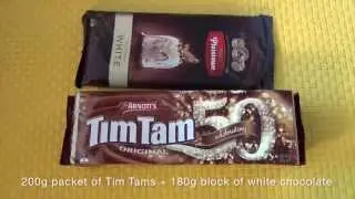 How to make Tim Tam bark recipe
