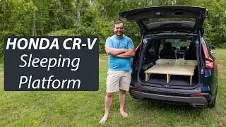 Sleeping Platform Tour | Honda CR-V Car Camping Setup